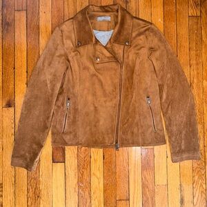 Bagatelle Brown Faux Suede Jacket